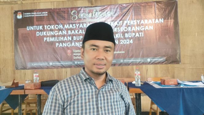 
					Poto: ketua KPU kabupaten Pangandaran, Muhtadin 