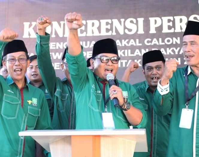 
					Poto: Ketua DPC PKB Kota Banjar Gun Gun Gunawan Kamis