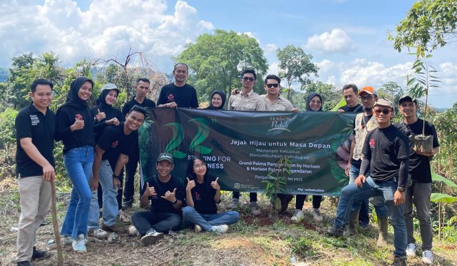
					HUT PT. MGM, Manajemen Horison Palma Pangandaran Tanam Bibit Pohon Durian