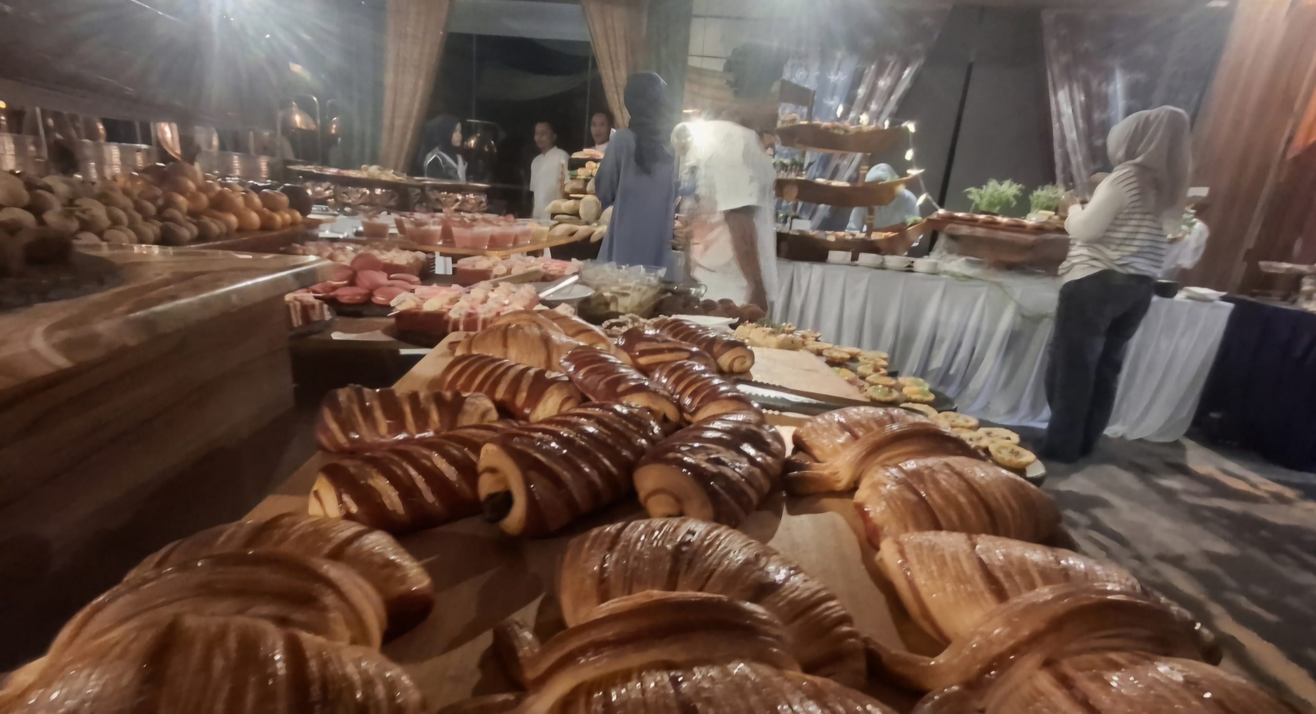 Sajian di event ala Timur Tengah Grand Palma saat pergantian tahun baru Kamis (31/12/2025)