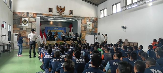 
					Lapas Kelas IIB Ciamis Dorong Kreativitas Warga Binaan Lewat Pojok Musik